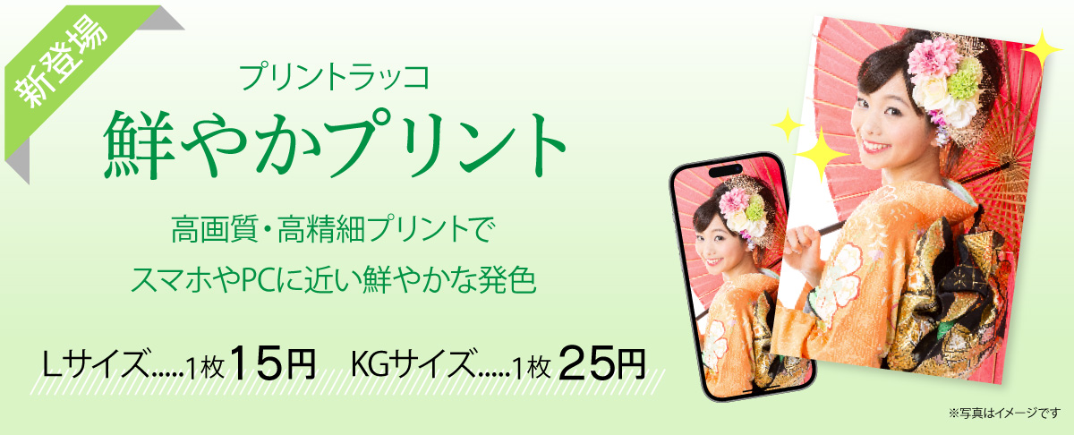 鮮やかプリント